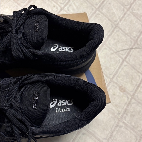 ASICS Ortholite Women’s Black Athletic Shoes - Picture 2 of 5